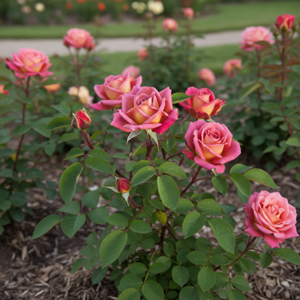 Роза спрей малоуходная Инкогнито