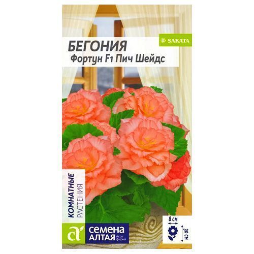 Бегония клубневая Фортун Пич Шейдс Семена Алтая № 1