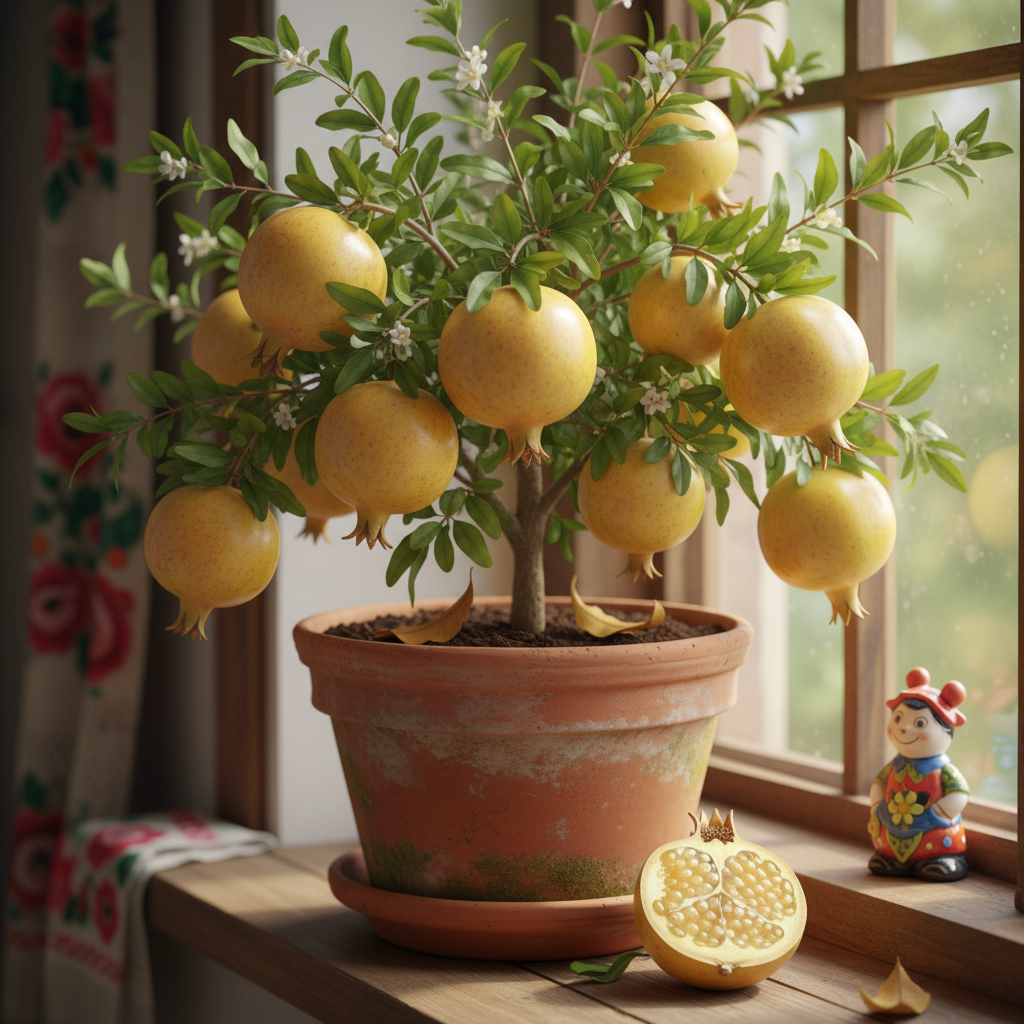 Гранат комнатный Денте ди Кавалло № 1