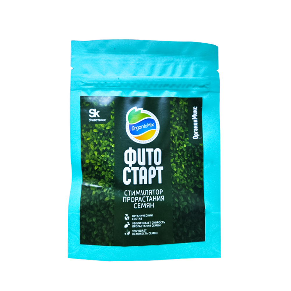 ОрганикМикс ФитоСтарт, стимулятор прорастания семян 0,6 г № 1