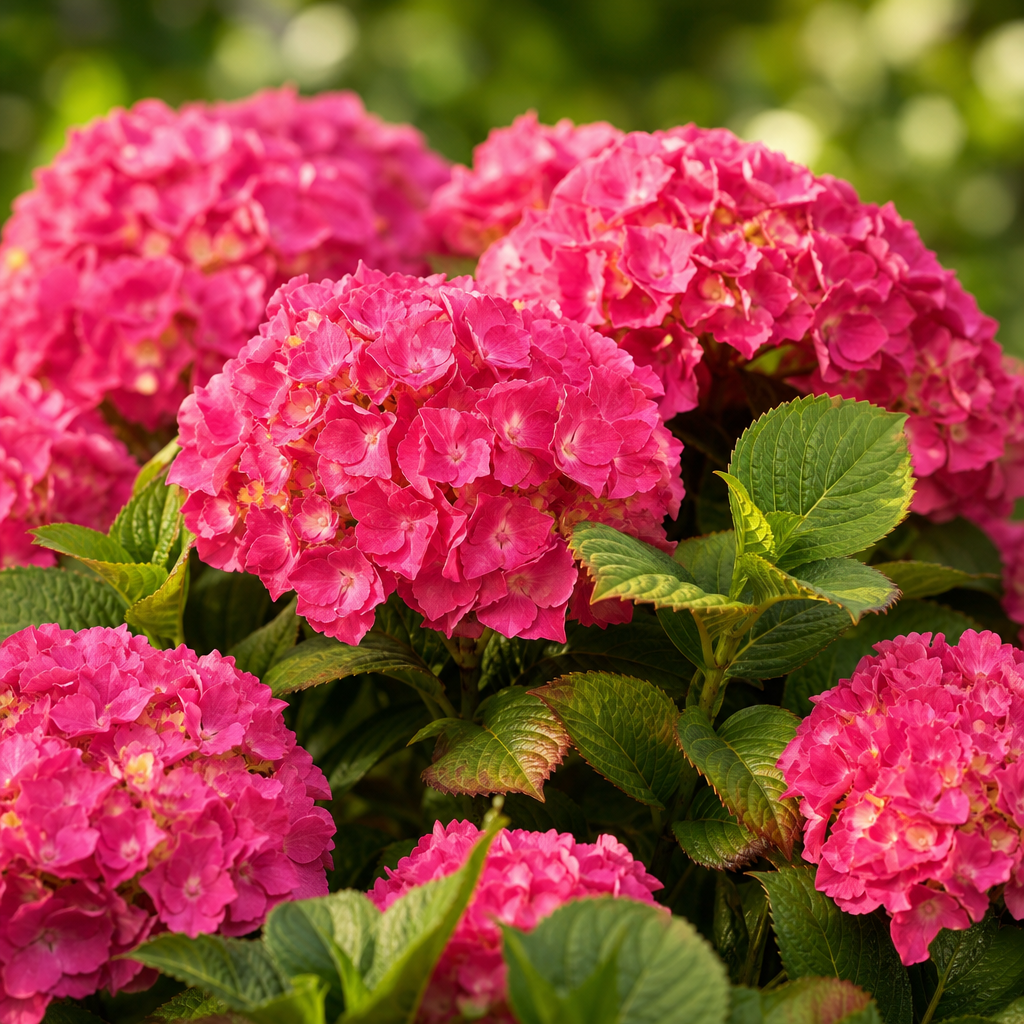 Гортензия крупнолистная Альпенглюхен № 1