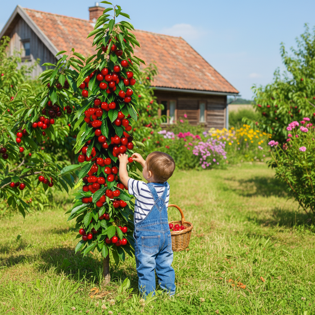Вишня колоновидная Королева № 1