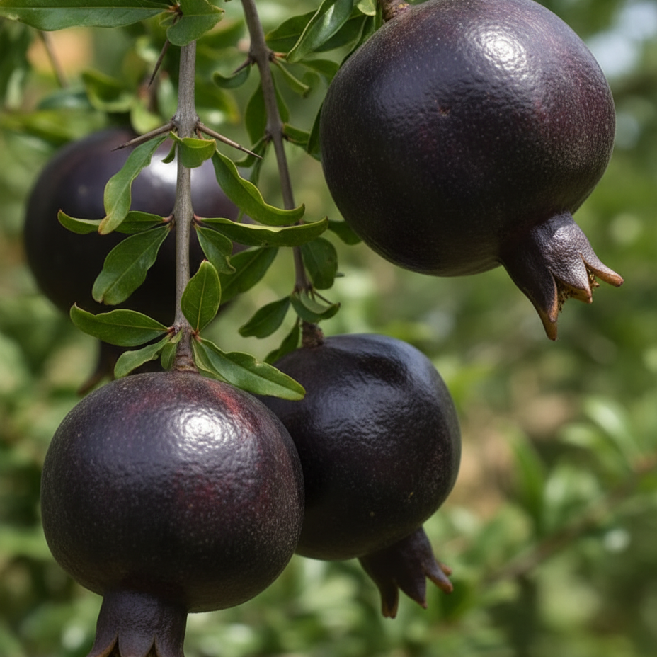 Гранат карликовый черный Восьмой шар № 1