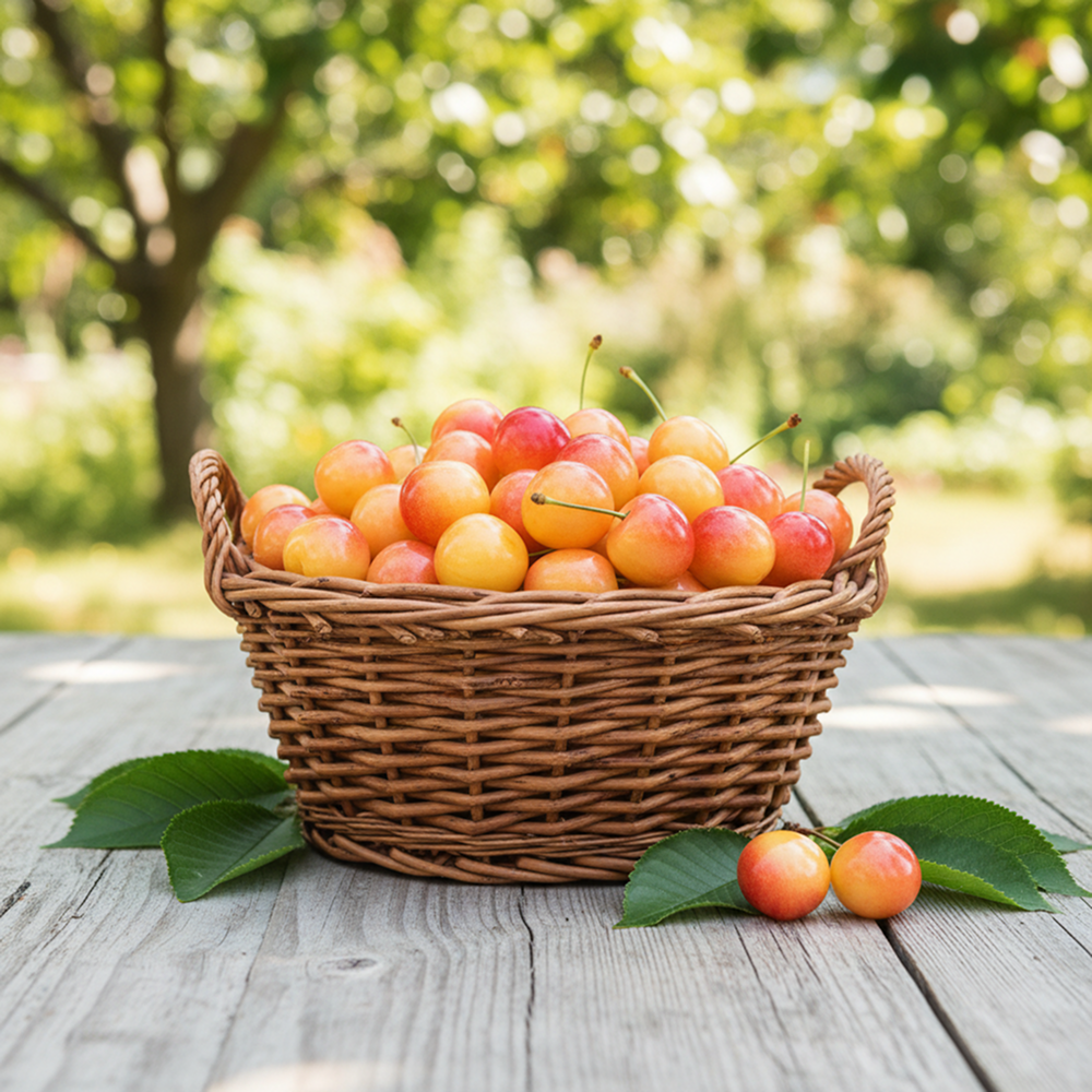 Черешня кремовая Краса Кубани улучшенная № 1