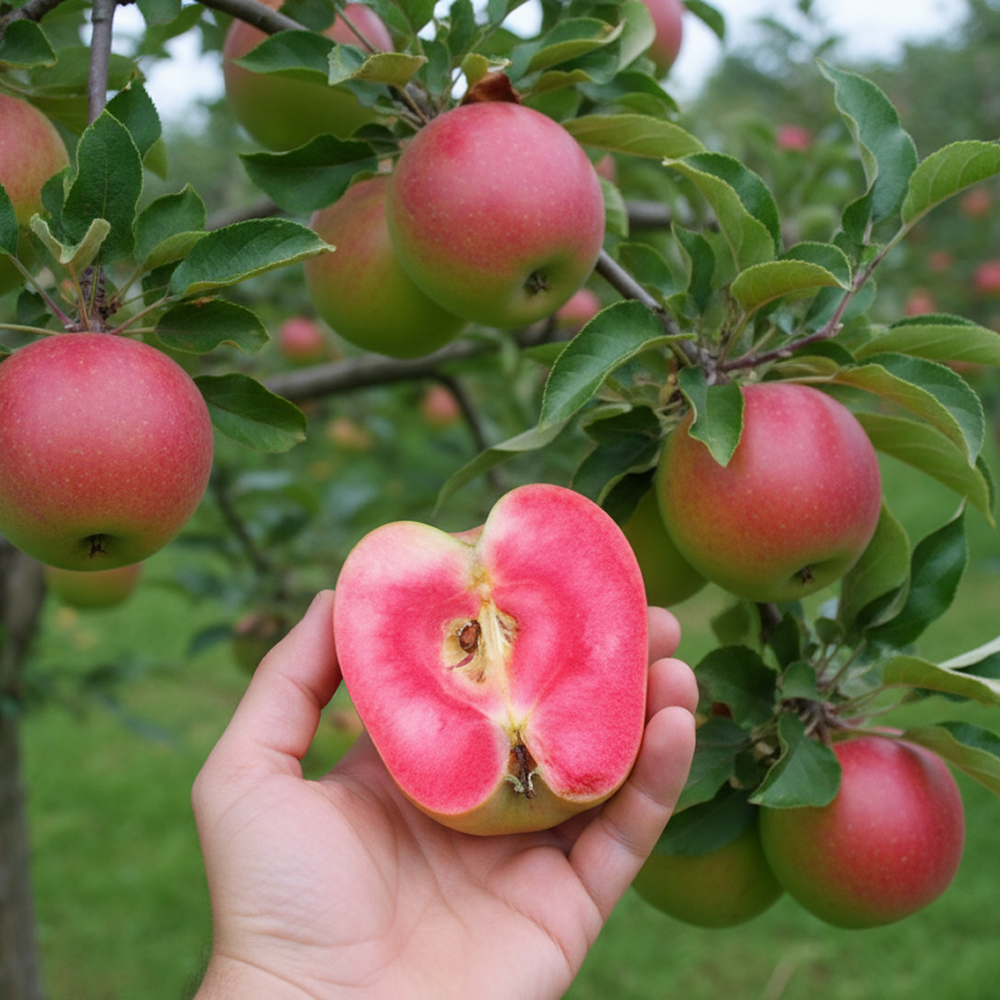 Яблоня со вкусом клубничного лимонада Хидден Роуз № 1
