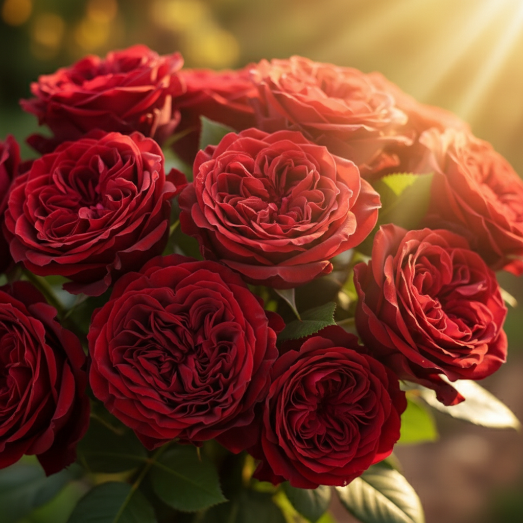 Роза чайно-гибридная невыгорающая Майра Ред