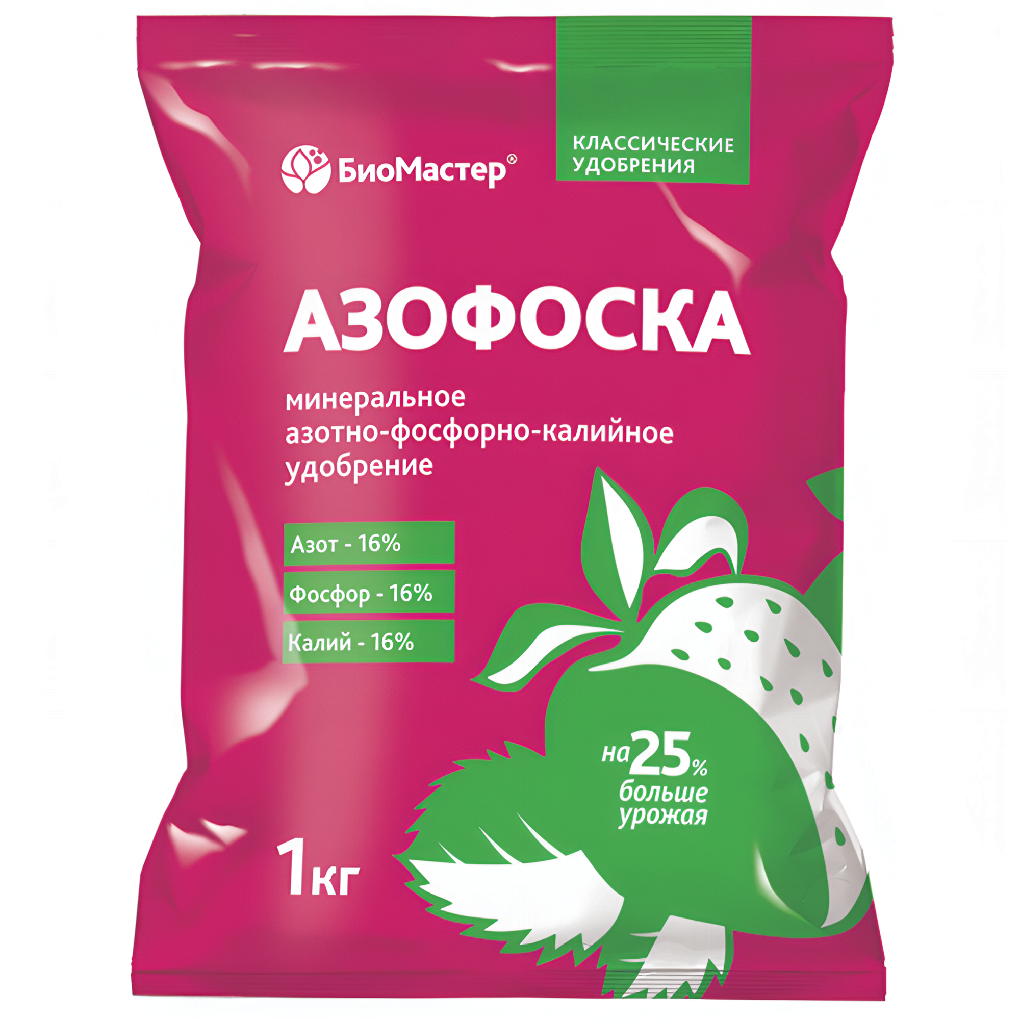 Азофоска, минеральное удобрение 1 кг № 1