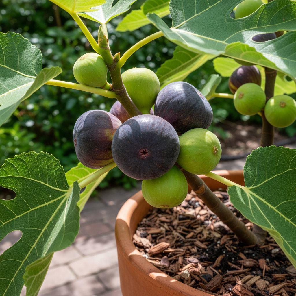 Инжир карликовый комнатный Петит Негра