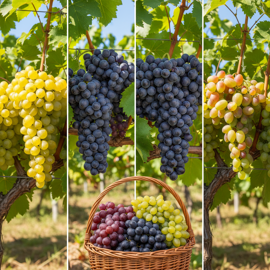 Сверхвыгода! Комплект винограда "Зимует без укрытия" из 4 сортов № 1