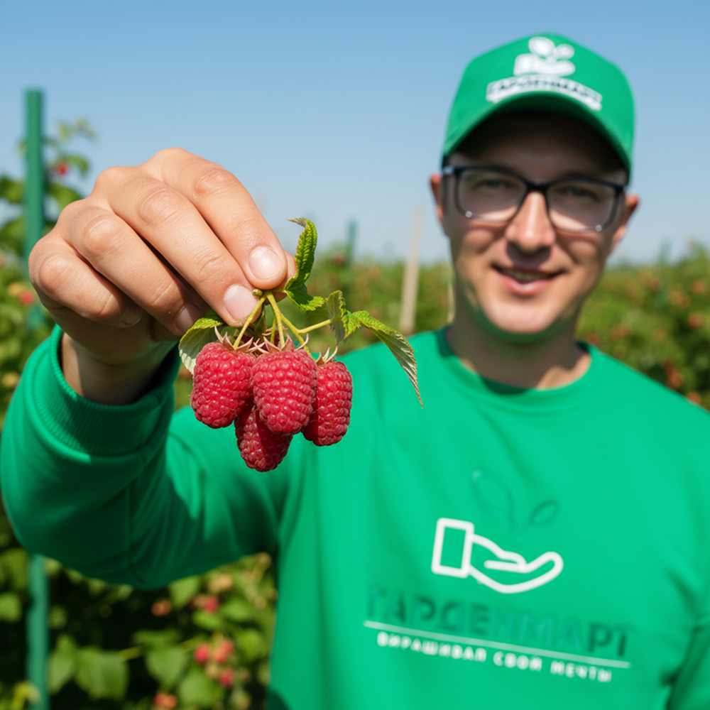 Малина крупноплодная Гусарская доблесть