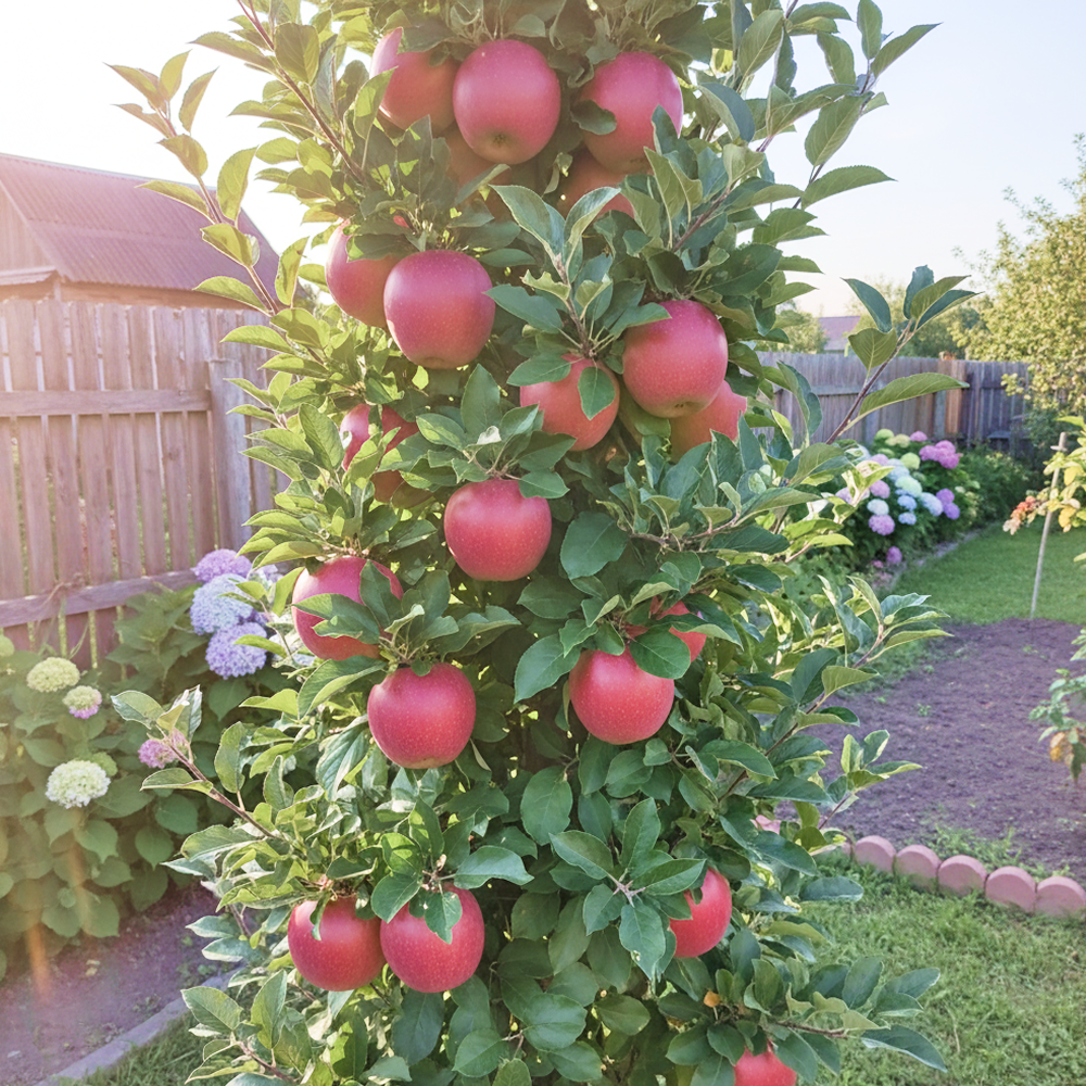 Яблоня колоновидная Черный магнат № 1