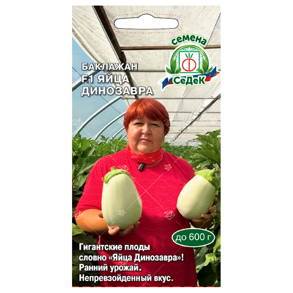 Баклажан Яйца динозавра F1 Седек № 1
