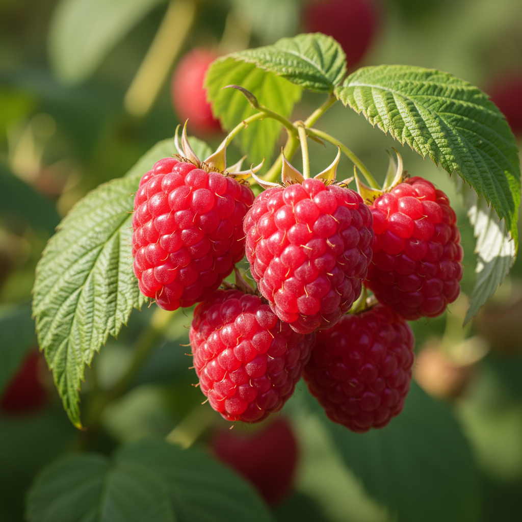 Малина крупноплодная суперсладкая Глен Каррон № 1