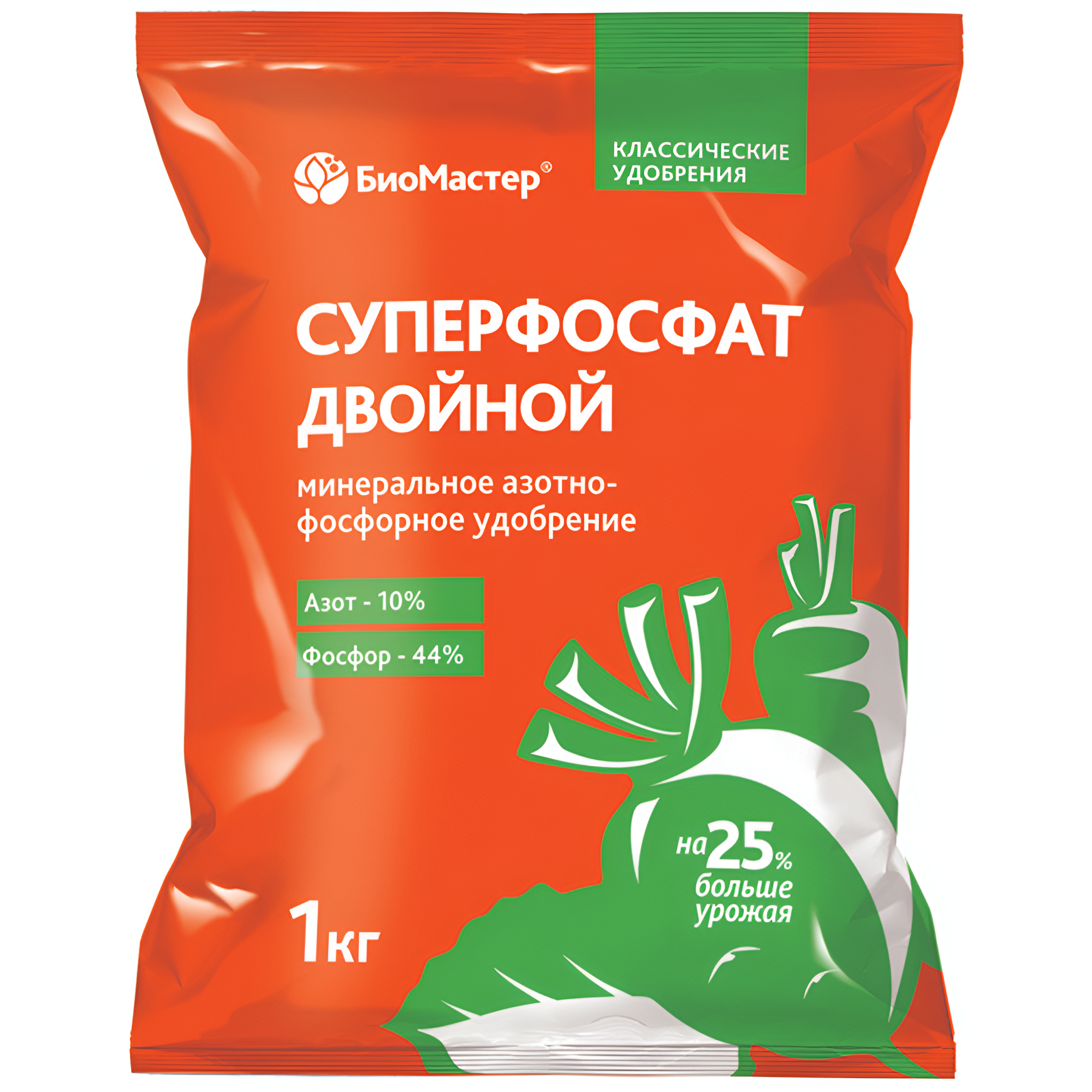 Суперфосфат двойной, минеральное удобрение 1 кг № 1