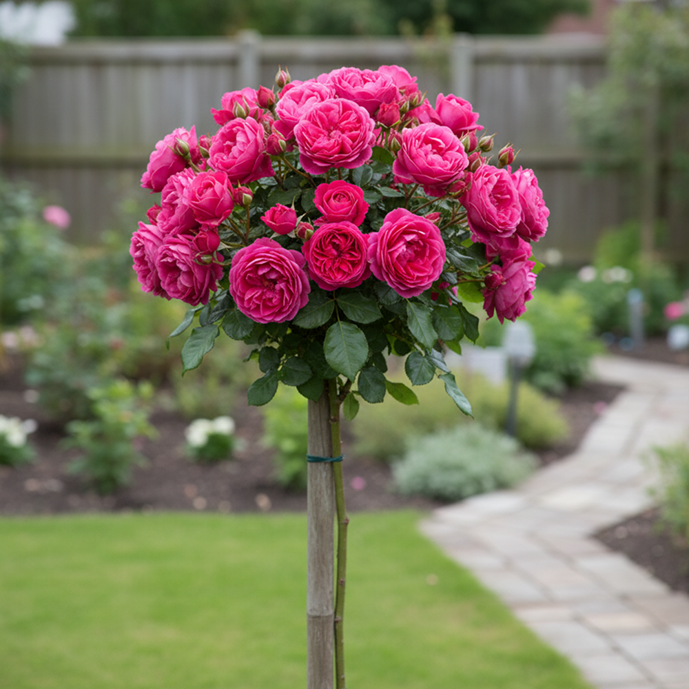 Роза штамбовая Леонардо да Винчи № 1