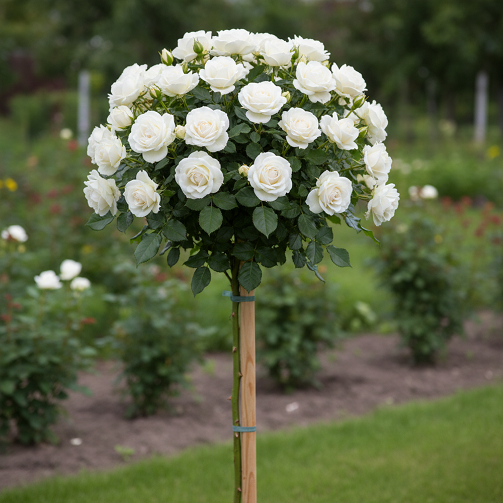 Роза штамбовая Аваланж № 1