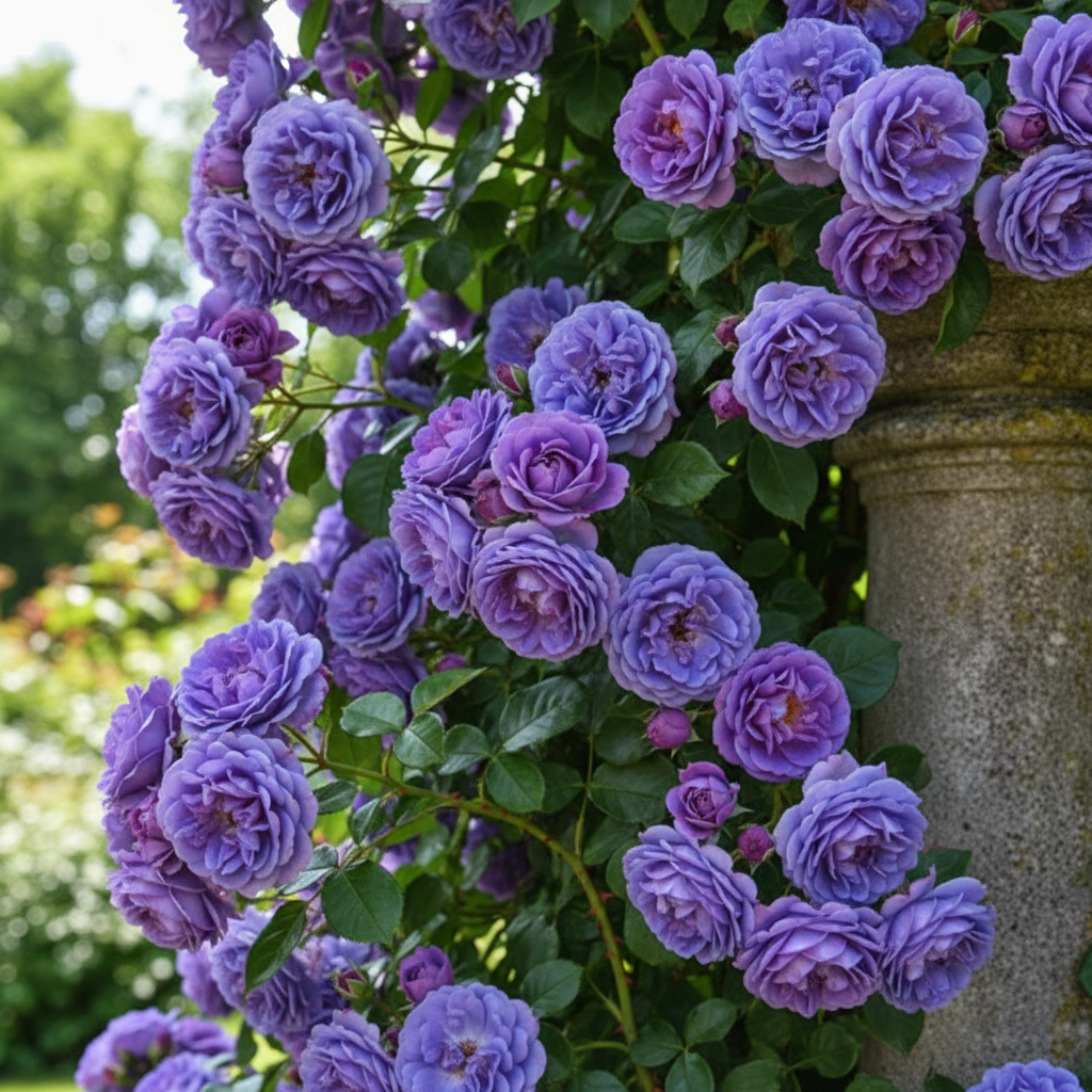 Роза плетистая Блю № 1