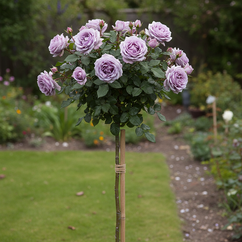 Роза штамбовая Индиголетта