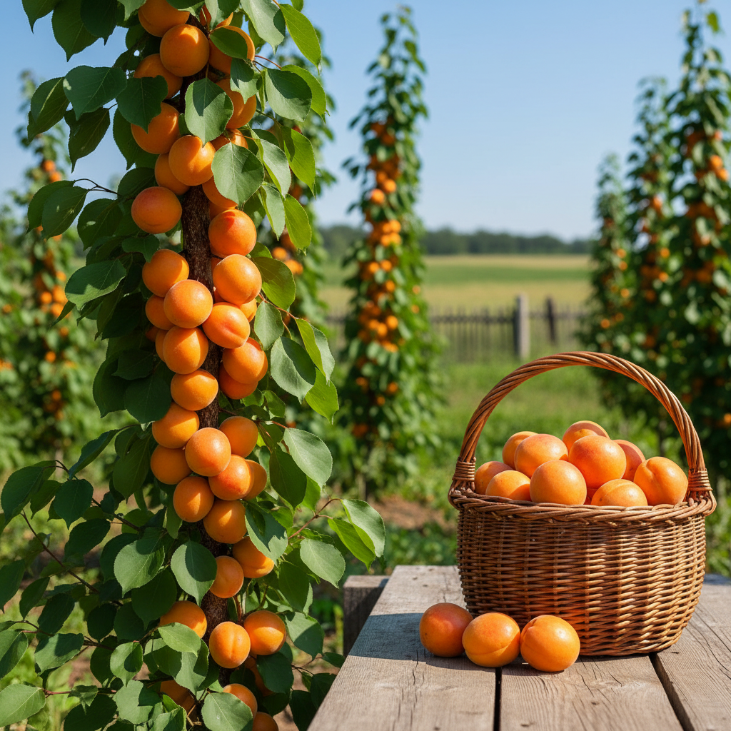 Абрикос колоновидный Звездный № 1