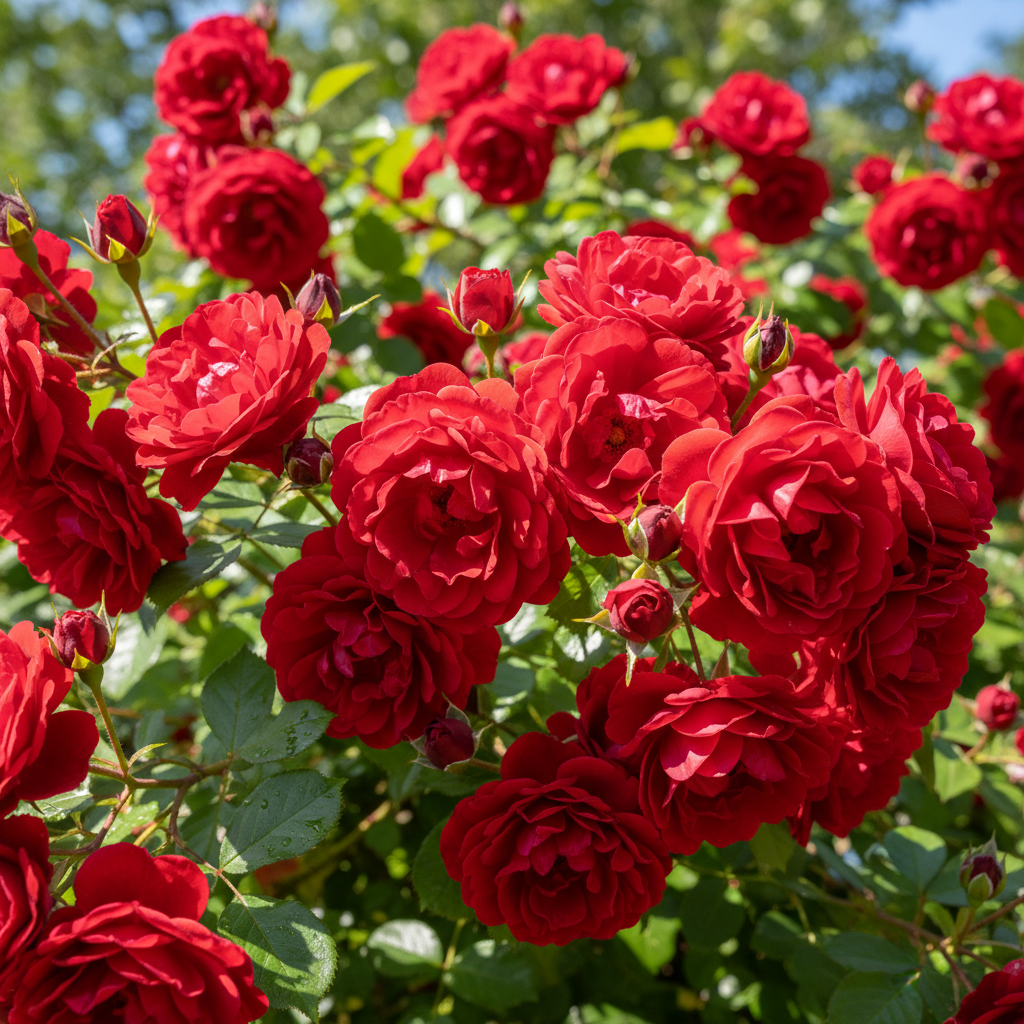 Роза плетистая Амадеус