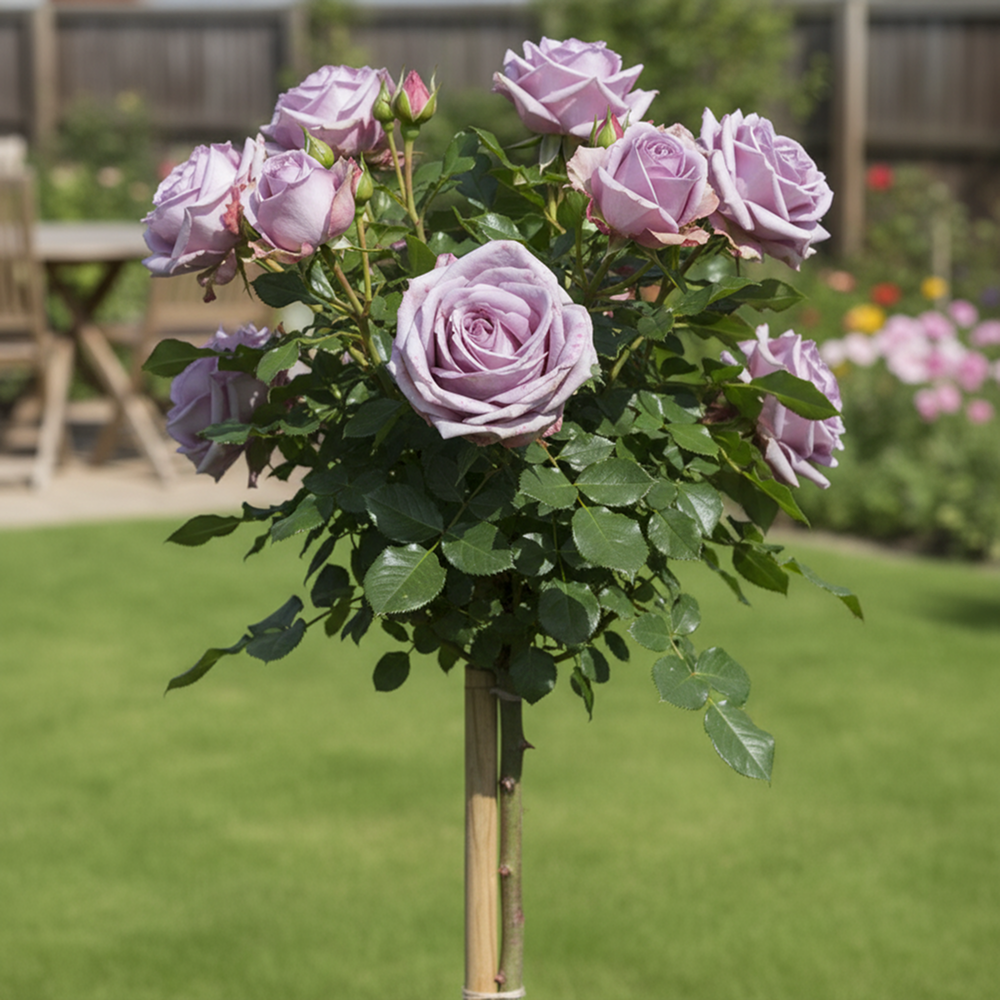 Роза штамбовая Индиголетта