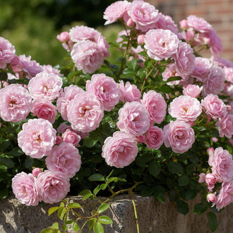 Роза почвопокровная Претти ин Пинк