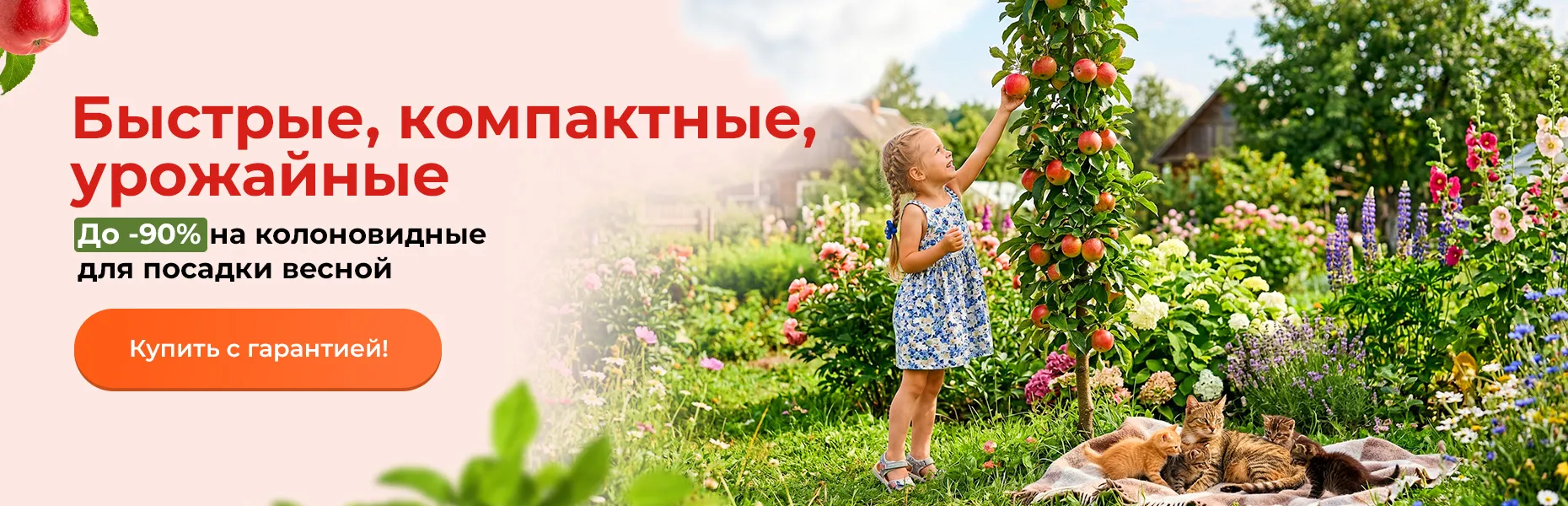 Быстрые, компактные, урожайные! До -90% на колоновидные для посадки весной
