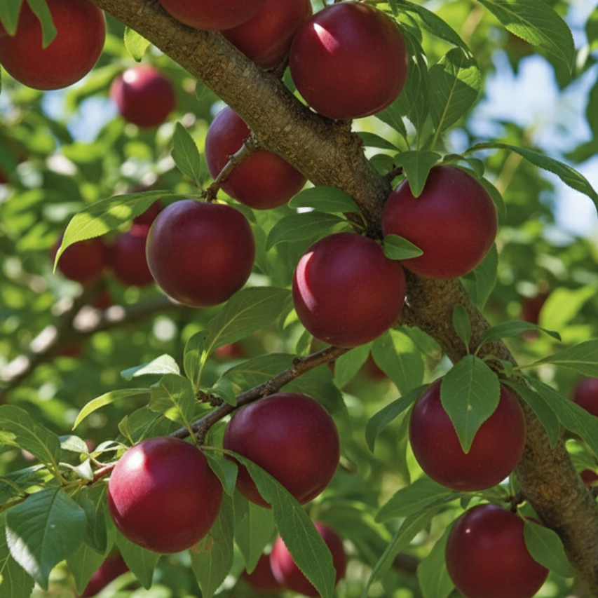 Слива самоплодная Уральская красная