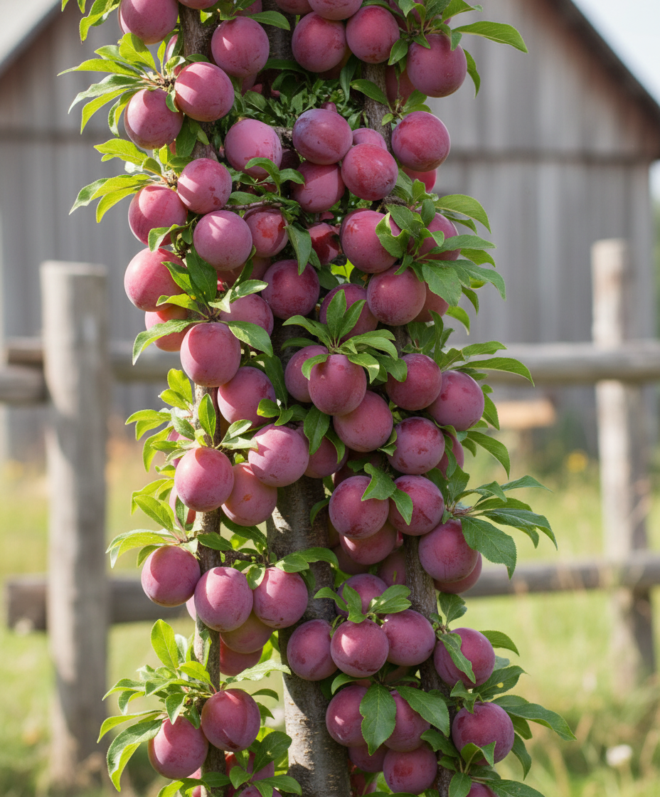 Слива пирамидальная карликовая Аленушка № 1