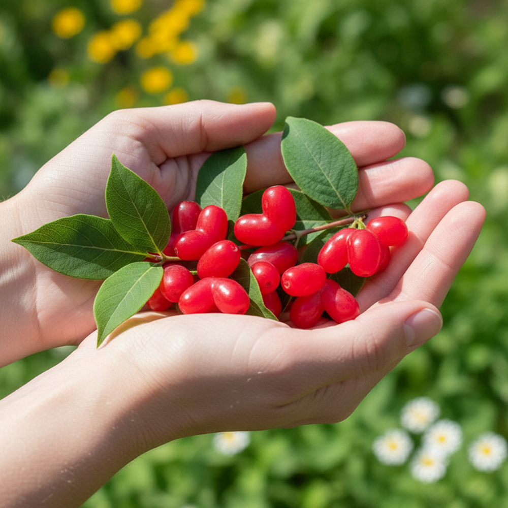 Жимолость красноплодная финская Синдишен