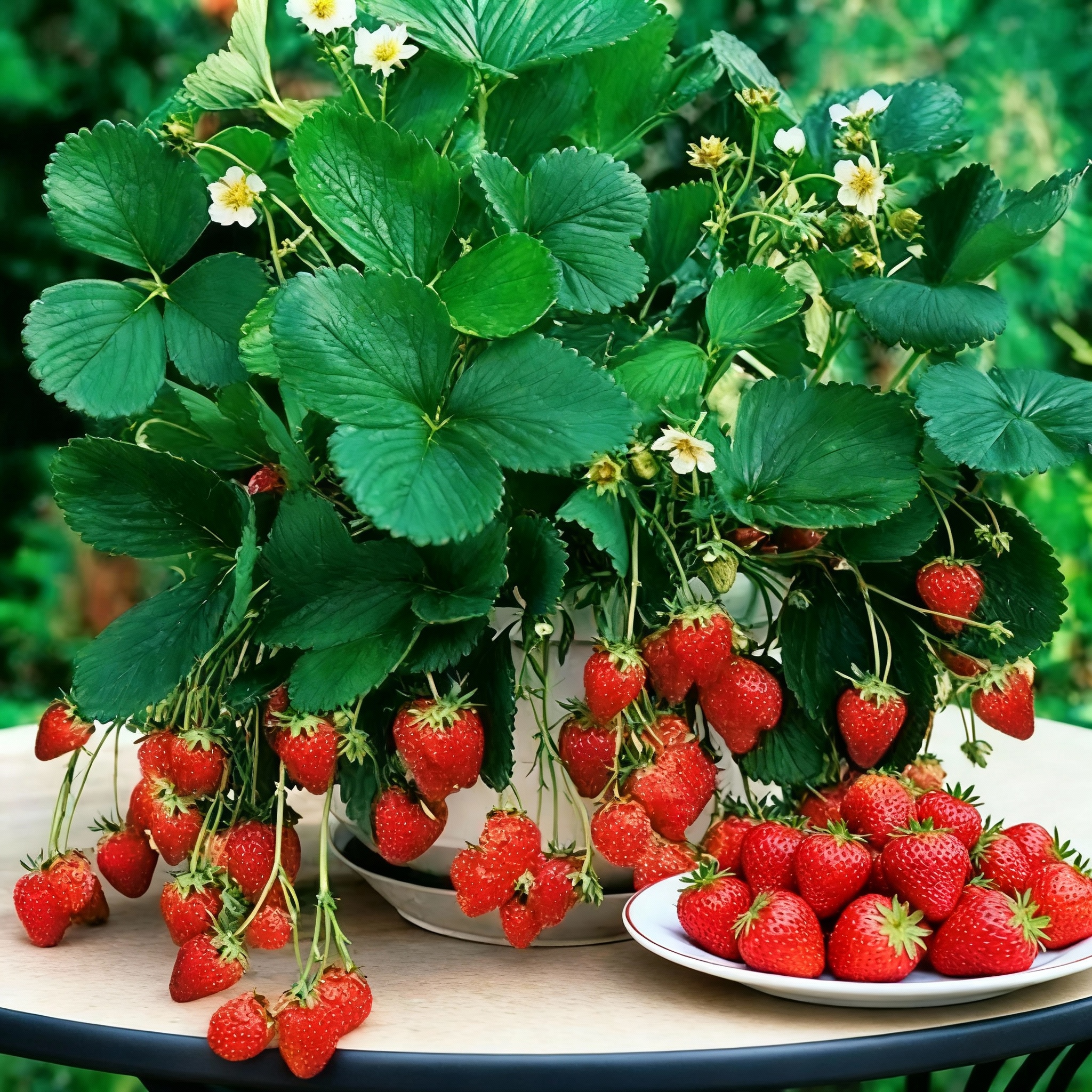 Земляника ремонтантная (крупноплодная) Вьющаяся, 5 саж. № 1