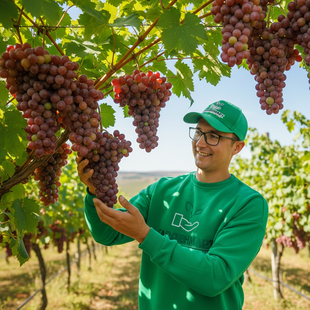 Виноград сладкий для сложного климата Свенсон Ред