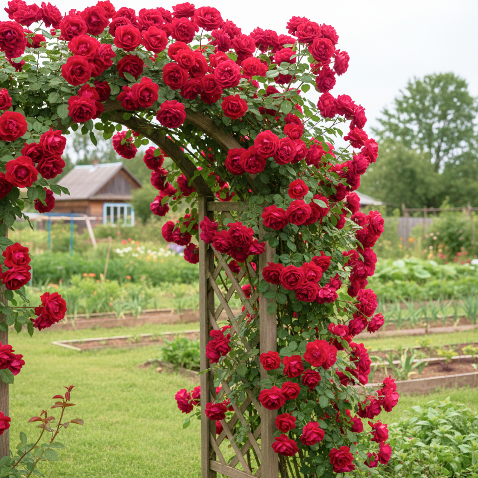 Роза плетистая Дон Жуан № 1