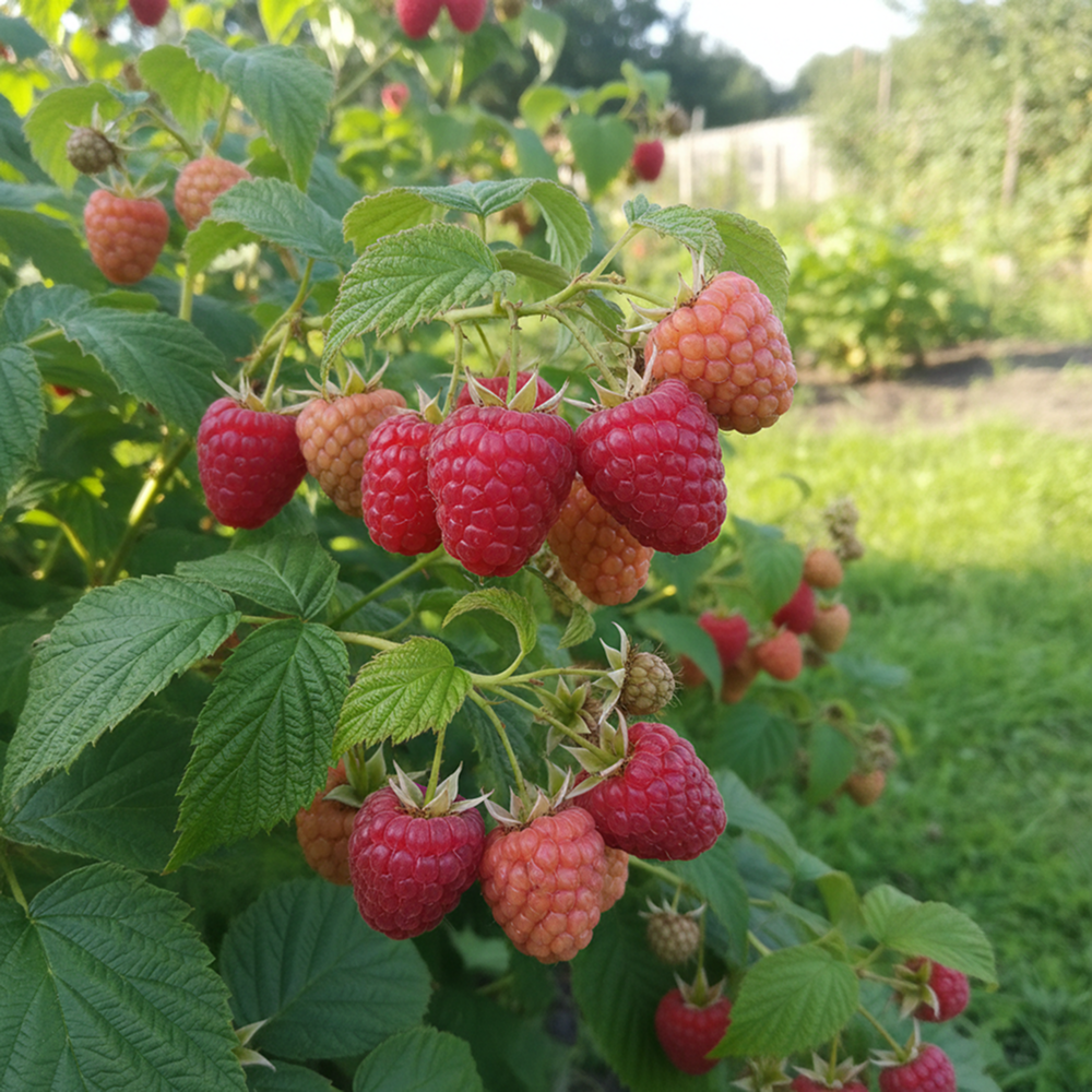 Малина ремонтантная июньская Прималба
