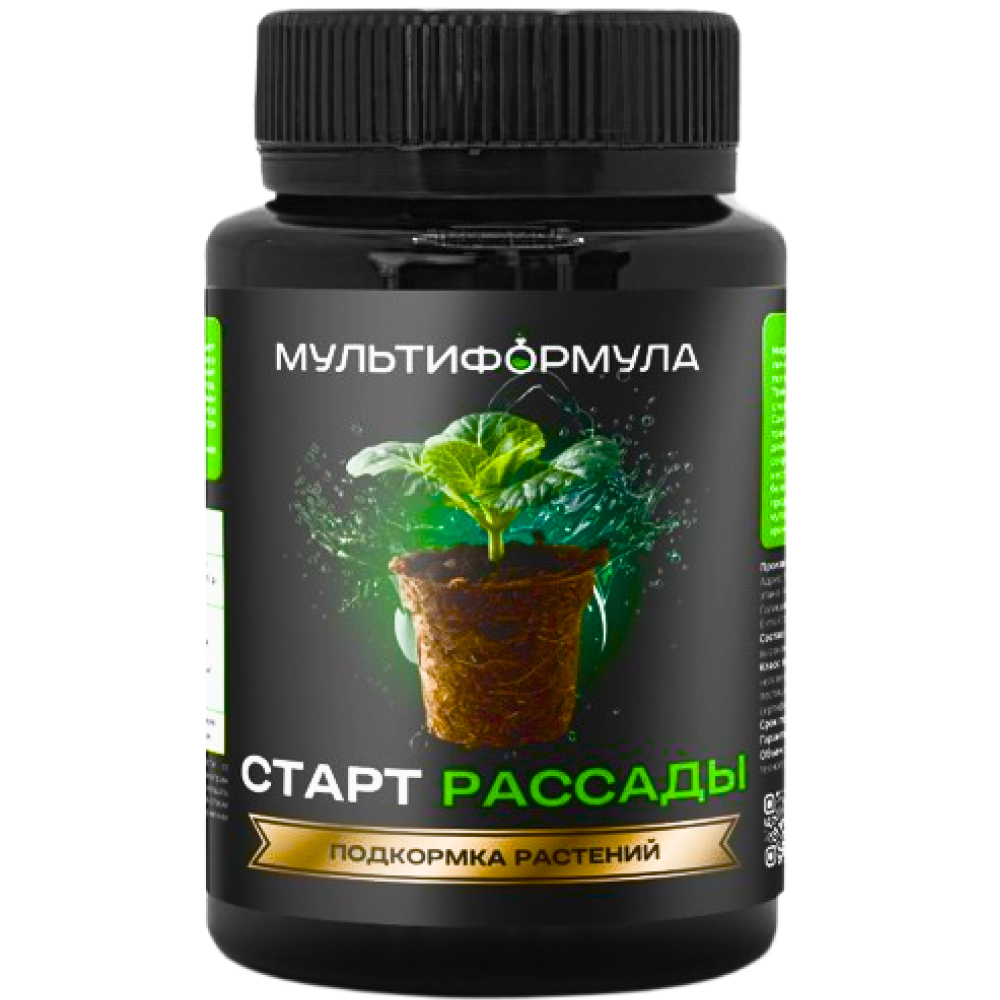 Мультиформула Старт рассады, подкормка растений 100 мл № 1
