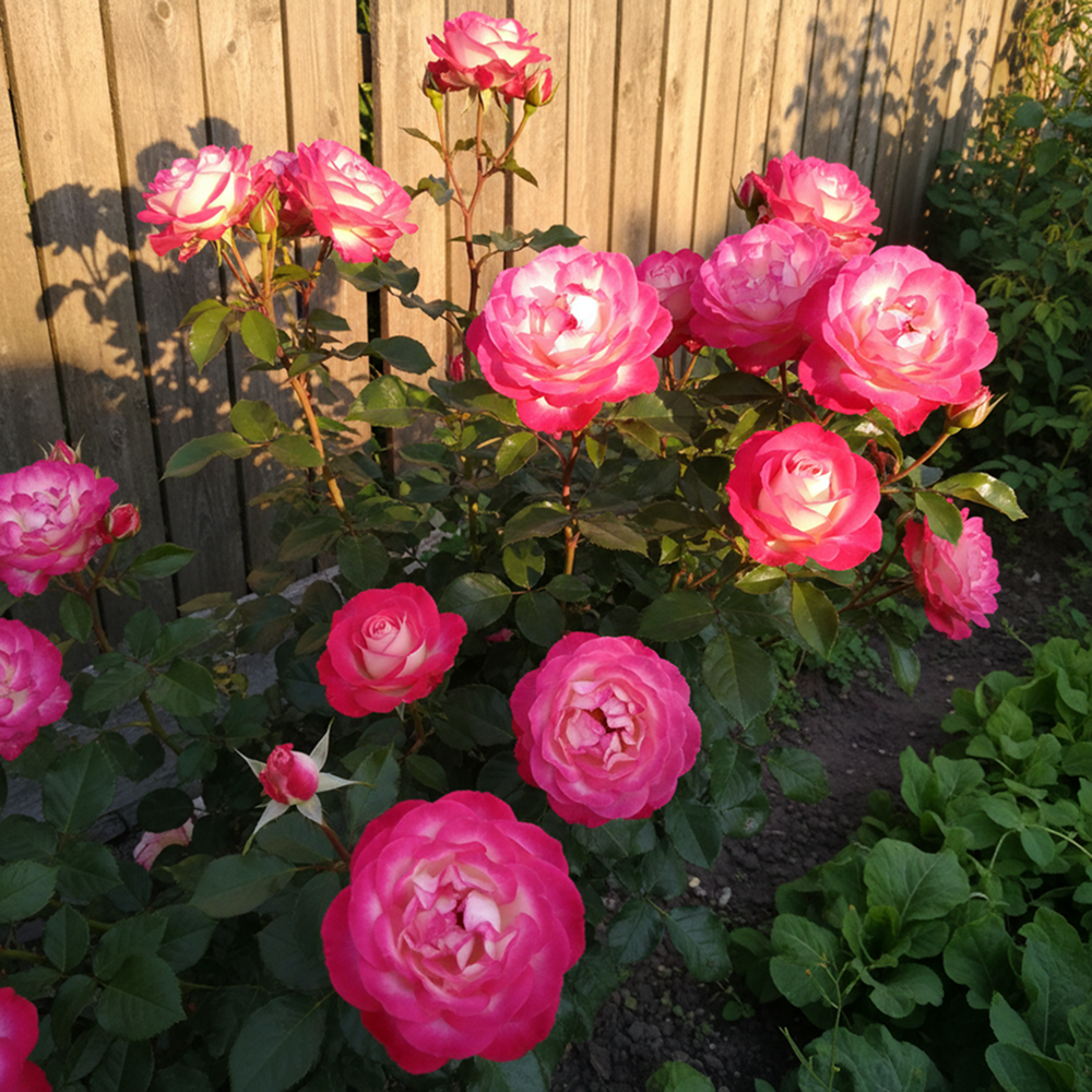 Роза флорибунда горшечная Суни