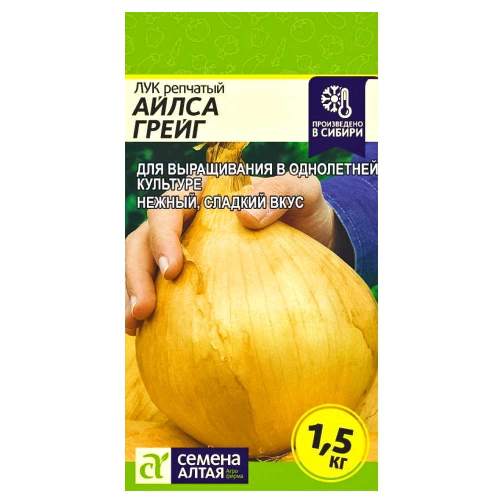 Лук репчатый Айлса Грейг Семена Алтая № 1
