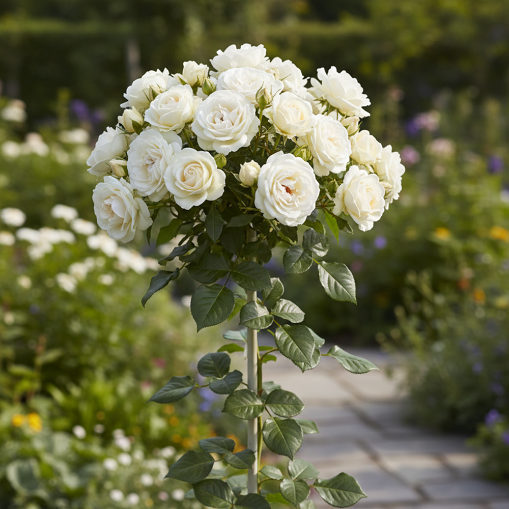 Роза штамбовая Аваланж