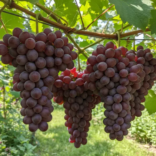 Виноград сладкий для сложного климата Свенсон Ред