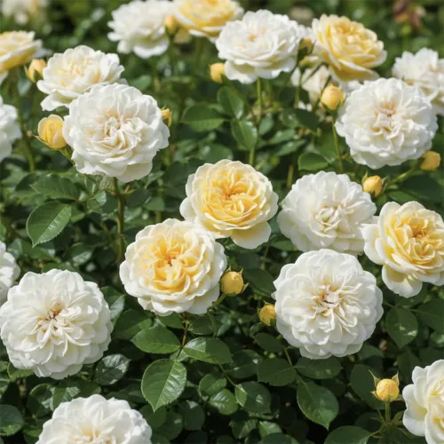 Роза почвопокровная Нина Поулсен