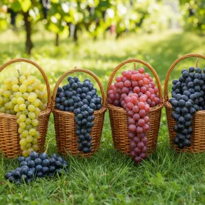 Сверхвыгода! Комплект бессемянного винограда "Сочный квартет" из 4 сортов