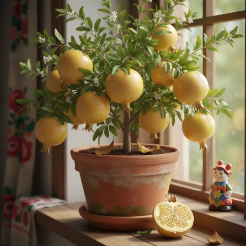 Гранат комнатный Денте ди Кавалло