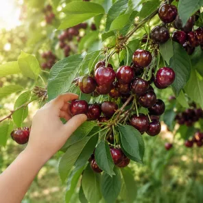 Вишня сладкая Уральская черешенка