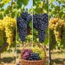 Сверхвыгода! Комплект винограда "Зимует без укрытия" из 4 сортов № 1