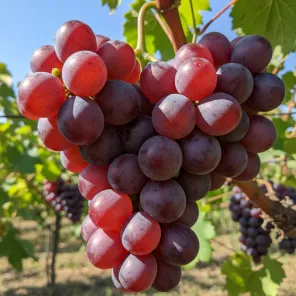 Виноград Кишмиш Красное пламя