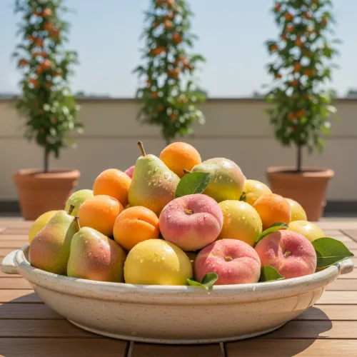 Сверхвыгода! Комплект колоновидных деревьев "Для урожая в квартире" из 4 сортов