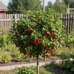 Смородина красная на штамбе Алтайская рубиновая