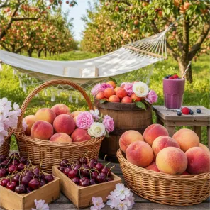 Сверхвыгода! Комплект урожайных фруктовых деревьев "Ленивый дачник" из 3 сортов