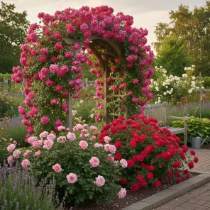 Сверхвыгода! Комплект канадских роз "Королевы Севера" из 3 сортов