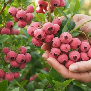 Голубика высокорослая Пинк Лимонад
